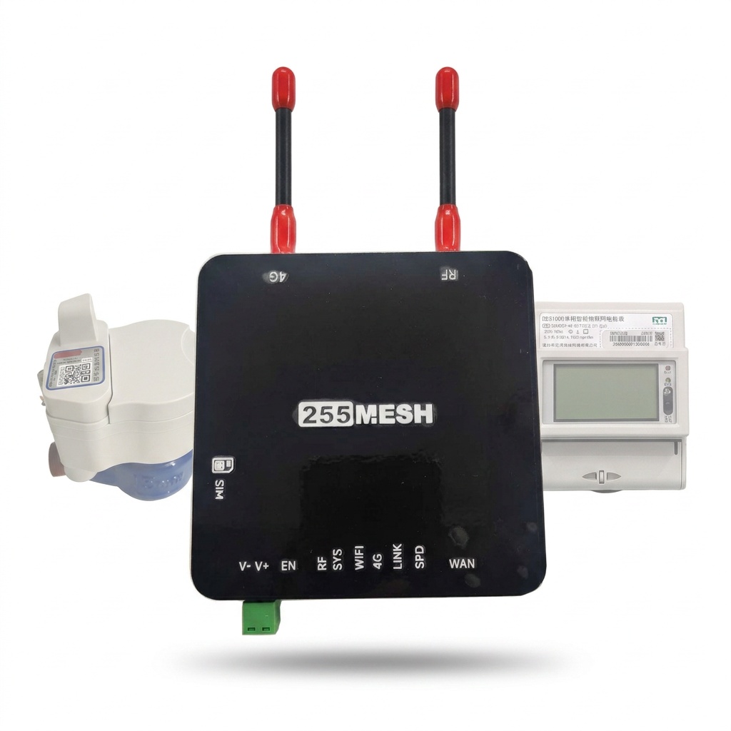 255MG-801 Industrial LoRaWAN Gateway (8-Channel, 50,000-Node Capacity)